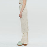 ウェイビースカート / WAVY SKIRT (BEIGE)