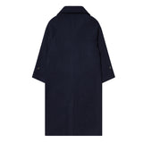 オーバーサイズバルマカーンコート / OVERSIZE BALMACAAN COAT - NAVY