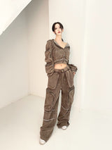 1023. Pigment Washing cargo wide pt (2color)