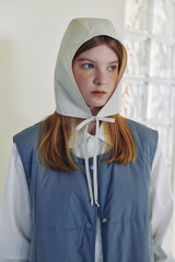 클라우드 리어서블 후드(포 레이니,스노위데이) _크림&라이트 레몬 / Cloud reversible hood (for rainy, snowy day)_cream and light lemon (6656028213366)
