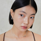 ダブルラブショートネックレス / double love short necklace