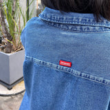 ロゴ刺繍デニムシャツ / paragraph 21f/w Logo embroidery denim shirt 1color (6611345899638)