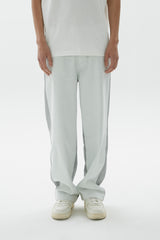 スプライスドデニムパンツ / Spliced Denim pants (white/grey)