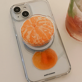 tangerine food fruit smart tok(sticker type)