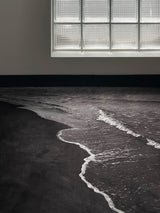 mono seaside rug - L