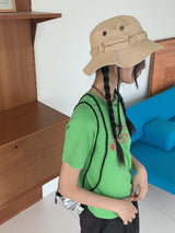 パーシフィックY2Kレタリングセミクロップ半袖Tシャツ