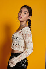 クロシェトップ/CROCHET TOP