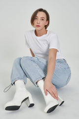 アジャスタブルデニムジョガーパンツ/ ADJUSTABLE DENIM JOGGER PANTS [6100]