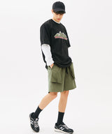 SIDE FLAP POCKET SHORTS (BLACK) (6585208930422)