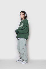 ワイドナイロンカーゴパンツ / wide nylon cargo pants