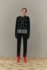 Trimmed jacket