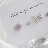 [4 set] jelly butterfly piercing set