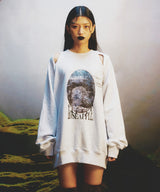 221-CUT-OUT GRAPHIC SWEATSHIRTS(NONE-FLEECE)-WHITEMELANGE (6677537947766)