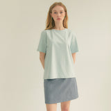 リネンベーシックスカート / Linen Basic Skirt (Gray)
