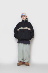 ミッドカラーパイピングジップアップ / Mid Colour Piping Zip-Up