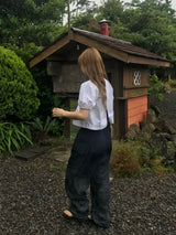 Allium pintuck blouse