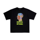 Psychedelic Brain Short Sleeve T-Shirt (3color) (6675679903862)