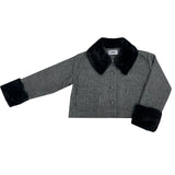 ポッシュショートコート / Posh short coat (black)