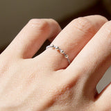 [CCNMADE] 菊 Silver Ring (Deep-Green) (6691809034358)