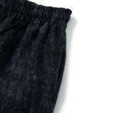 Graphic Semi-Bootcut Pants [NAVY] (6674496618614)