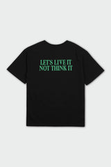 オーバーフィットロゴTシャツ / Over fit logo t-shirt (black)