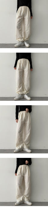 カルペストリングナイロンワイドカーゴパンツ / Carpe String Nylon Wide Cargo Pants