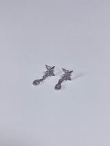 star drop earrings