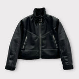 ASCLO スエード クロップ マスタング ジャケット (3color)