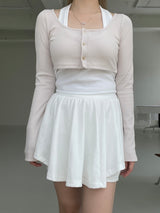 ロマンティックフレアバレエパンツスカート / Romantic flared ballet pantskirt