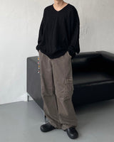 SKローレンVネックニット / SK Lauren V-neck Knitwear (4 colors)