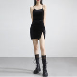 Osh velvet mini dress
