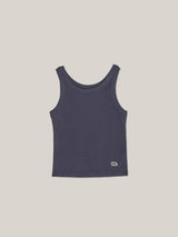 WAFFLE COTTON TOP [ NAVY ]