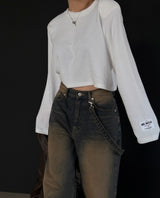 Crow's Belt SET Wide Jeans
