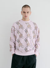 ラッキーオールオーバークルーネック / BSR2223FWPO080 LUCKY ALL OVER CREWNECK PINK