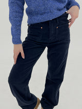 スリムコーデリュロイブラッシュパンツ / Slim corduroy brushed pants (2color)