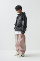ロゴコットンスーパーワイドパンツ / BSR2223FWPT007 LOGO COTTON SUPER WIDE PANTS INDY PINK