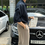 メソーバイオウォッシングオーバーサイズフィットシャツ