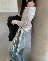 Soft off shoulder T