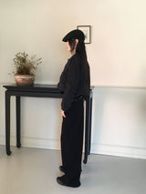 ボルディカットジッパークロップバイカージップアップ