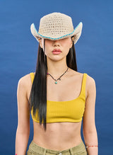 Crochet Cowboy Hat (ivory)