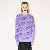 LOGO JACQUARD OVERSIZED FULL-OVER KNIT (KYTZ7NTR03W) (6541182402678)