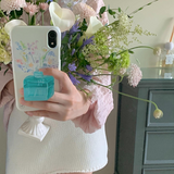 [セット] ブーケシリーズ : サマーフォンケース + スマホグリップ / [SET] Bouquet series : Summer phone case + griptok