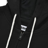 ウィティーバニーフーディージップアップ／WITTY BUNNY HOODIE ZIP UP [BLACK]