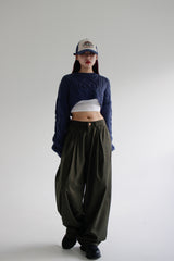 ボレロクロップニット/Dia Bolero Crop Knit (4color)