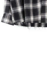 カットオーバーチェックシャツ / Cutting over-checkered shirt (6628253991030)