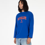 RLL1102 バーシティアーチロゴロングスリーブ/RLL1102 Varsity Arch Logo Long Sleeve - Blue