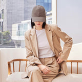 VA Square Wool Ball Cap / Mocha