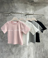 ウォームナッピングクロップドショートスリーブTシャツ