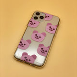 pinki pattern jelly case (iphone case) (6638916665462)