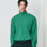ハリスシルキータートルネックロングスリーブ / harris silky turtle neck long sleeve green